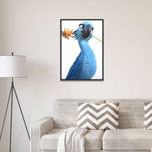 Load image into Gallery viewer, Blue Parrot - Full Drill Round Drill - 40x30cm