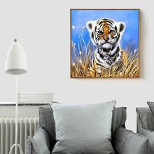 Load image into Gallery viewer, Small Tiger - Full Diamond Painting - 30x30cm