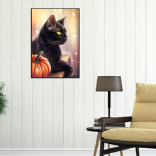 Load image into Gallery viewer, Black Cat - Full Drill Round Drill - 30x40cm