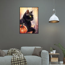 Load image into Gallery viewer, Black Cat - Full Drill Round Drill - 30x40cm