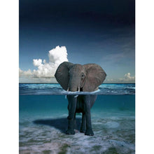 Load image into Gallery viewer, Elephant - Full Drill Round Drill - 30x40cm