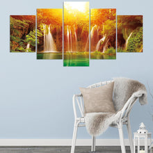 Load image into Gallery viewer, 5pcs/set Fantasy Waterfall -  Full Drill Round Drill Painting - 95x45cm
