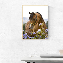Load image into Gallery viewer, Horse Flowers - Full Drill Round Drill - 30x40cm