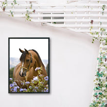 Load image into Gallery viewer, Horse Flowers - Full Drill Round Drill - 30x40cm