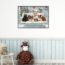 Load image into Gallery viewer, Dogs Cat - Full Drill Round Drill - 30x40cm
