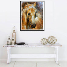 Load image into Gallery viewer, Charming Horse - Full Drill Round Drill - 30x25cm