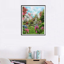 Load image into Gallery viewer, Garden Path - Full Drill Round Drill - 30x25cm