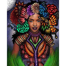 Load image into Gallery viewer, Ethnic Character - Full Drill Round Drill - 40x30cm