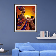 Load image into Gallery viewer, Ethnic Character - Full Drill Round Drill - 40x30cm