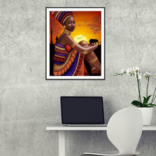 Load image into Gallery viewer, Ethnic Character - Full Drill Round Drill - 40x30cm