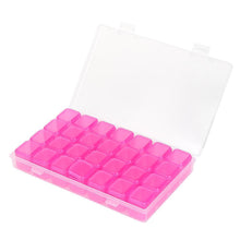 Load image into Gallery viewer, 28 Grids Jewelry Box Diamond  Crystal Bead Organizer Storage Case
