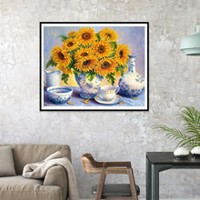 Load image into Gallery viewer, Flower - Full Drill Round Drill - 30x40cm