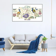 Load image into Gallery viewer, 5pcs/set Peafowl - Full Drill Round Drill Painting - 95x45cm