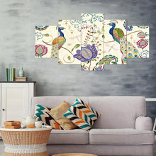 Load image into Gallery viewer, 5pcs/set Peafowl - Full Drill Round Drill Painting - 95x45cm