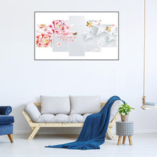 Load image into Gallery viewer, 5pcs/set Flower - Full Drill Round Drill Painting - 95x45cm