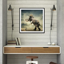 Load image into Gallery viewer, Elephant - Full Diamond Painting - 30x30cm
