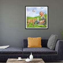 Load image into Gallery viewer, Girl - Full Drill Round Drill - 30x30cm