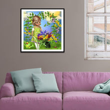 Load image into Gallery viewer, Girl  - Full Drill Round Drill - 30x30cm