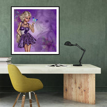 Load image into Gallery viewer, Girl  - Full Drill Round Drill - 30x30cm