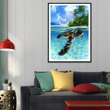 Load image into Gallery viewer, Sea Turtle - Full Diamond Painting - 40x30cm