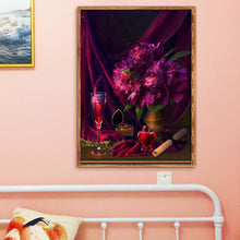 Load image into Gallery viewer, Flower - Full Drill Round Drill - 40x30cm