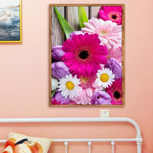 Load image into Gallery viewer, Flower - Full Drill Round Drill - 40x30cm