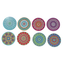 Load image into Gallery viewer, Mandala/Halloween/Butterflies - Round Wooden Coaster Mug