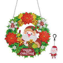 Load image into Gallery viewer, 5D DIY Diamond Painting Wreath Kit Special Shape Drill Rhinestone Garland Craft