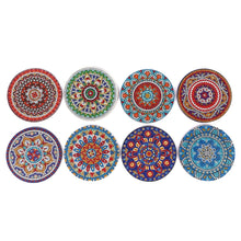 Load image into Gallery viewer, Mandala/Halloween/Butterflies - Round Wooden Coaster Mug