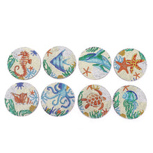 Load image into Gallery viewer, Mandala/Halloween/Butterflies - Round Wooden Coaster Mug