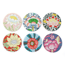 Load image into Gallery viewer, Mandala/Halloween/Butterflies - Round Wooden Coaster Mug
