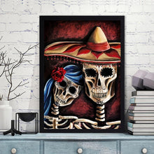 Load image into Gallery viewer, Skull Beauty - Full Drill Round Drill - 30x40cm