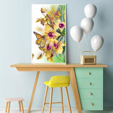 Load image into Gallery viewer, Flower Butterfly - Full Drill Round Drill - 30x48cm