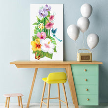 Load image into Gallery viewer, Flower Butterfly - Full Drill Round Drill - 30x48cm