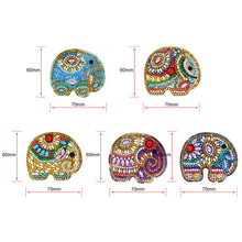 Load image into Gallery viewer, 5pcs Elephant DIY Keychain