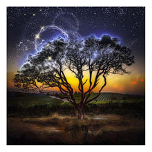 Load image into Gallery viewer, Moon Tree - Full Drill Round Drill - 30x30cm