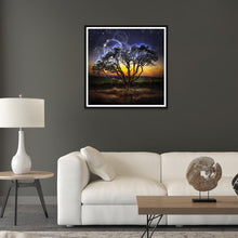 Load image into Gallery viewer, Moon Tree - Full Drill Round Drill - 30x30cm