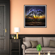 Load image into Gallery viewer, Moon Tree - Full Drill Round Drill - 30x30cm