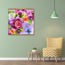 Load image into Gallery viewer, Flower - Full Drill Round Drill - 30x30cm