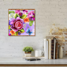 Load image into Gallery viewer, Flower - Full Drill Round Drill - 30x30cm