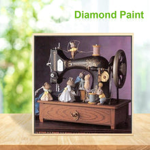Load image into Gallery viewer, Sewing Machine  - Full Drill Round Drill - 30x30cm