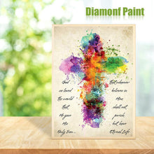 Load image into Gallery viewer, Cross - Full Drill Round Drill - 30x40cm