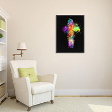 Load image into Gallery viewer, Cross - Full Drill Round Drill - 30x40cm