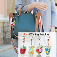 Load image into Gallery viewer, 4pcs Soft Drink DIY Keychain