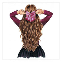 Load image into Gallery viewer, Girl  - Full Drill Round Drill - 30x30cm