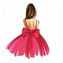 Load image into Gallery viewer, Girl  - Full Drill Round Drill - 30x30cm