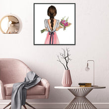 Load image into Gallery viewer, Girl  - Full Drill Round Drill - 30x30cm