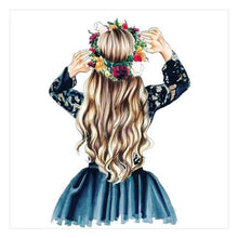 Load image into Gallery viewer, Girl  - Full Drill Round Drill - 30x30cm