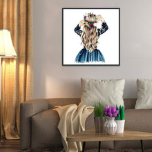 Load image into Gallery viewer, Girl  - Full Drill Round Drill - 30x30cm