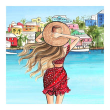 Load image into Gallery viewer, Girl  - Full Drill Round Drill - 30x30cm